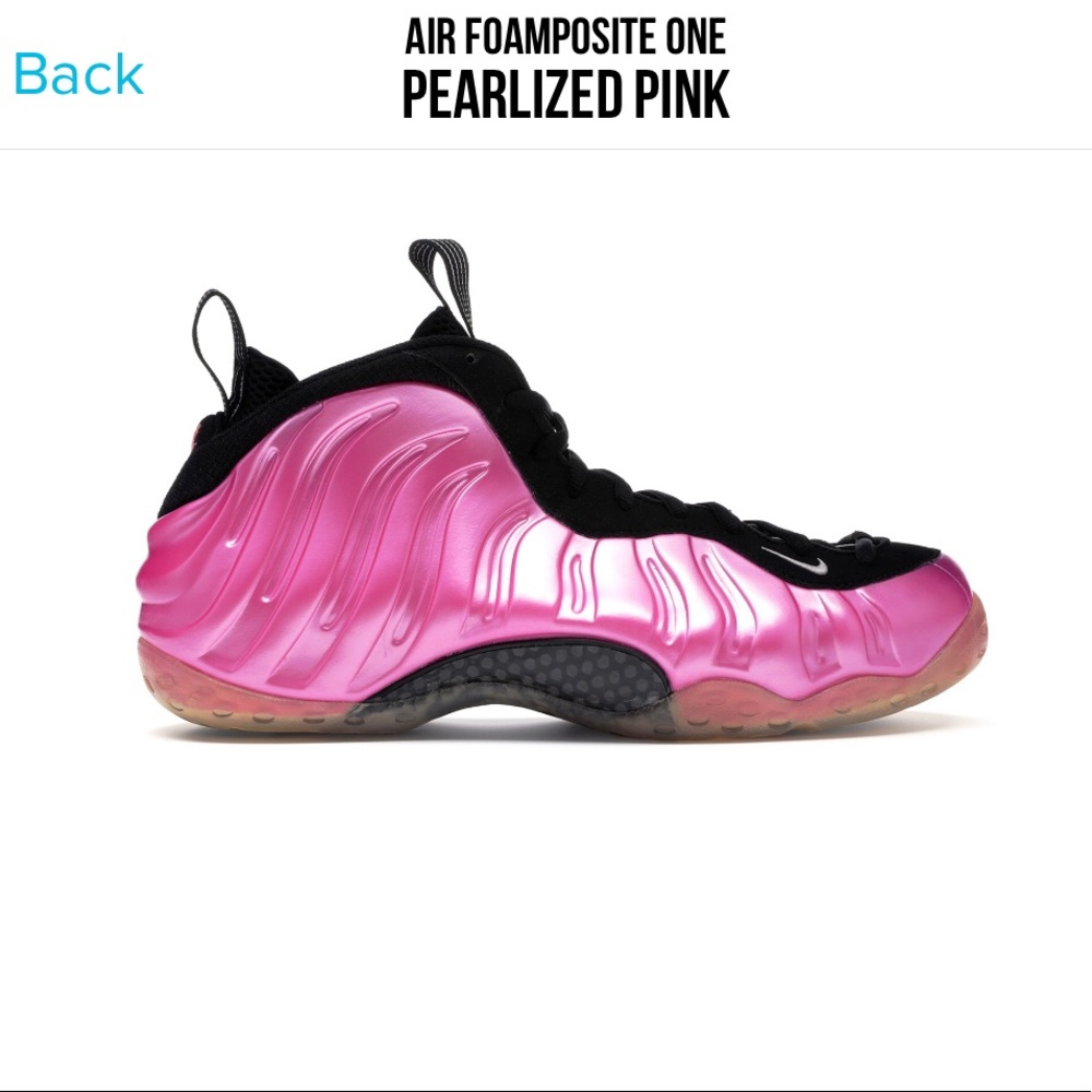 Nike Air Foamposite One Pearlized Pink US Men’s 7